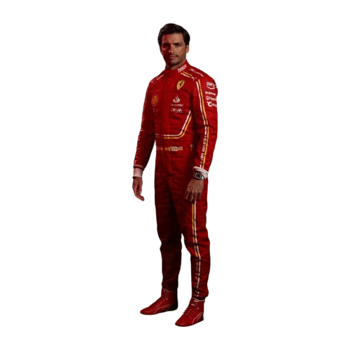 F1 Driver Carlos Sainz 2024 Printed Race Suit