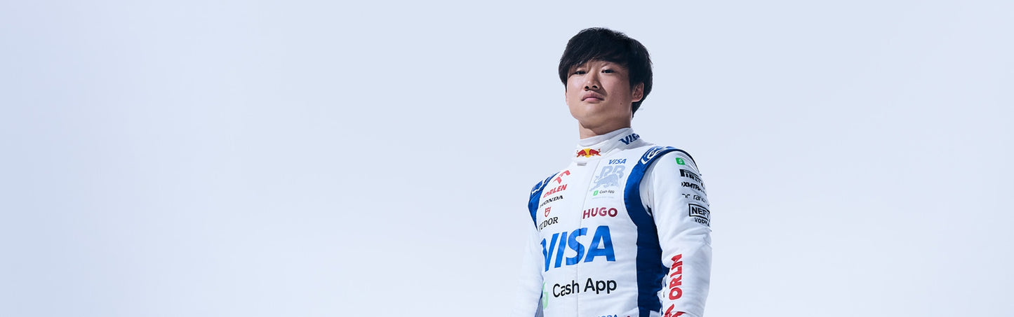 F1 Yuki Tsunoda Visa Cash App RB 2024 Printed Race Suit