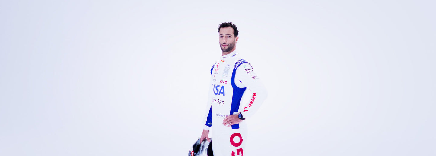 F1 Daniel Ricciardo Visa Cash App RB 2024 Printed Race Suit