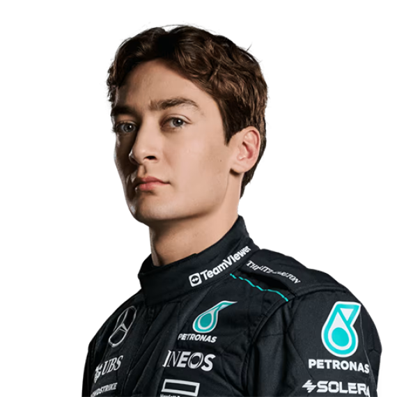 George Russell 2024 NEW Mercedes AMG F1 Racing Suit