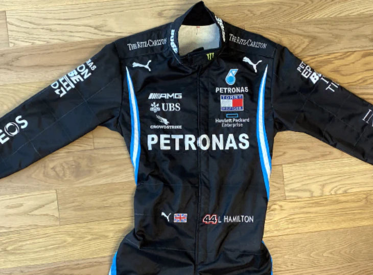 Lewis Hamilton 2020 Embroidered go kart race suit