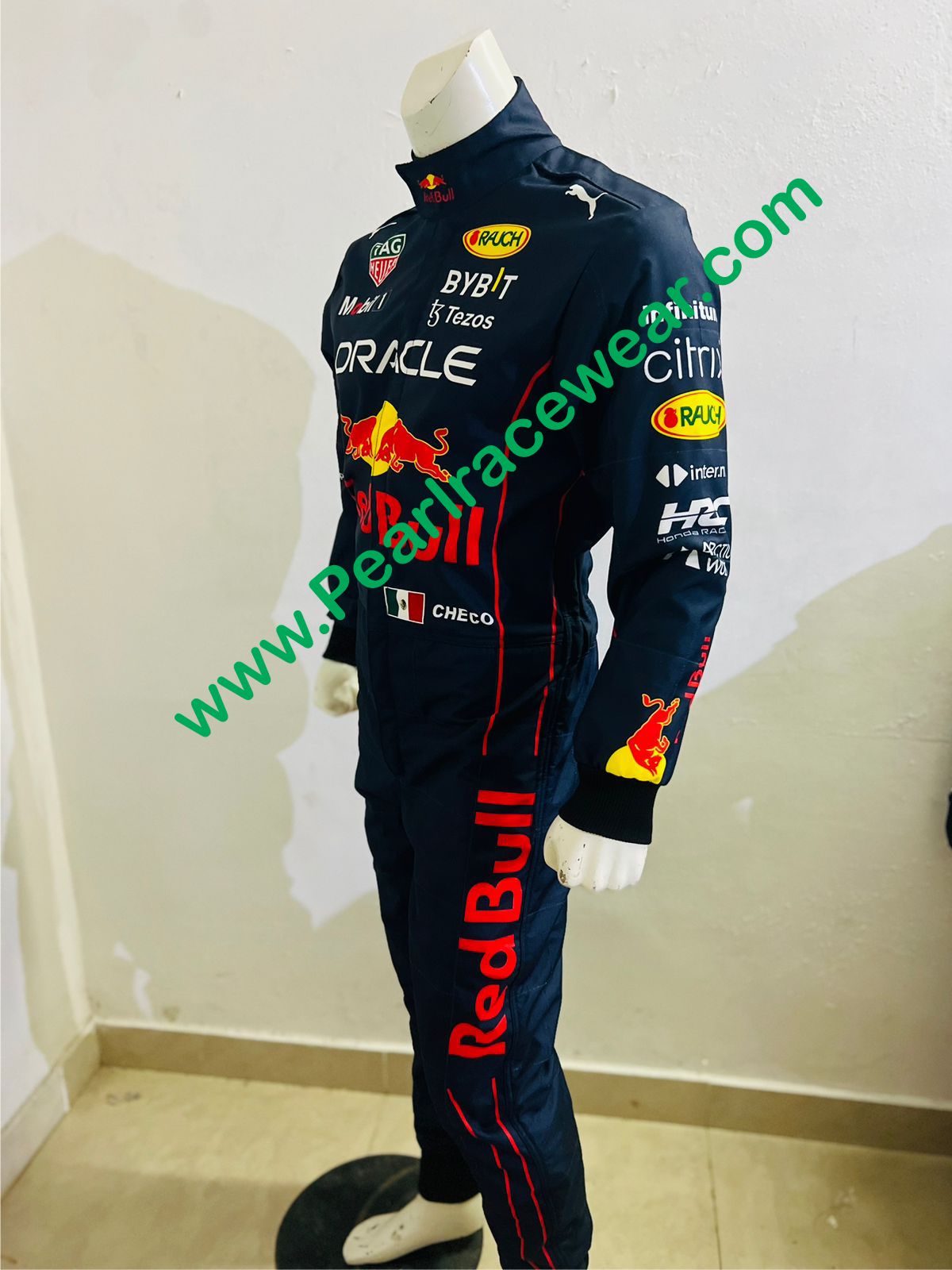 F1 Red Bull Sergio Perez 2022 Printed Race Suit