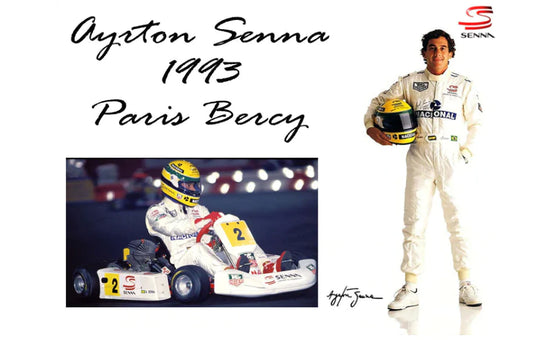 Ayrton Senna 1993 TAG Heuer Embroidered patches go kart race suit