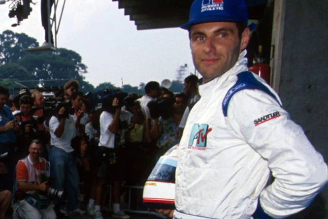 F1 Ronald Ratzenberger Embroidered go kart race suit