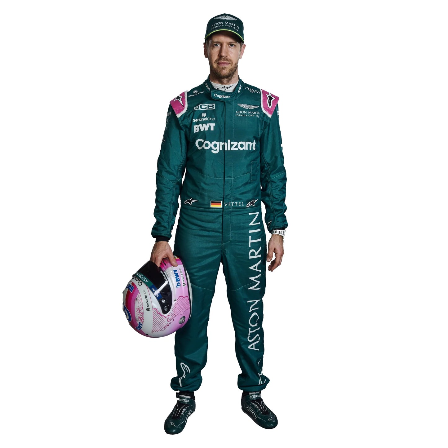 Sebastian Vettel Aston Martin F1 drivers 2022 Race Suit