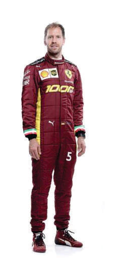 Sebastian Vettel 2020 printed go kart racing suit