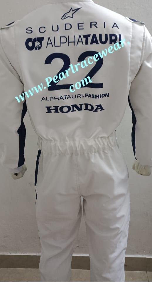 F1 Yuki Tsunoda Alfa Tauri Printed Race Suit