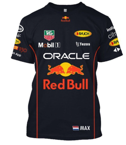 F1 RedBull MAX 2022 Printed T-shirt