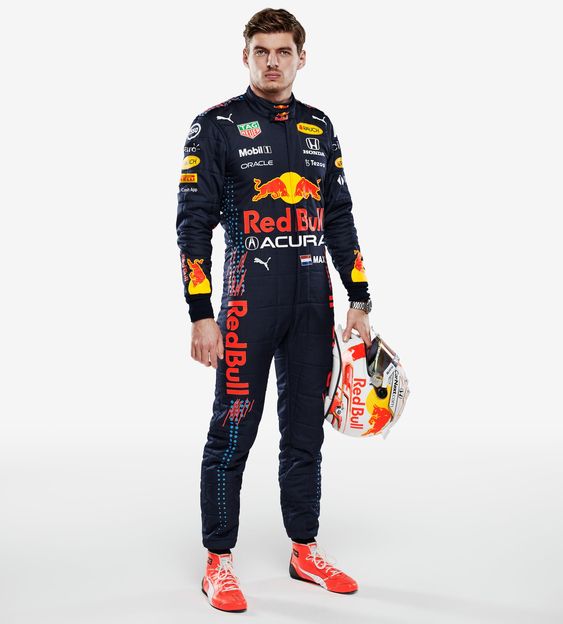 F1 Max Red Bull Verstappen 2021 Printed Race Suit – pearlracewear