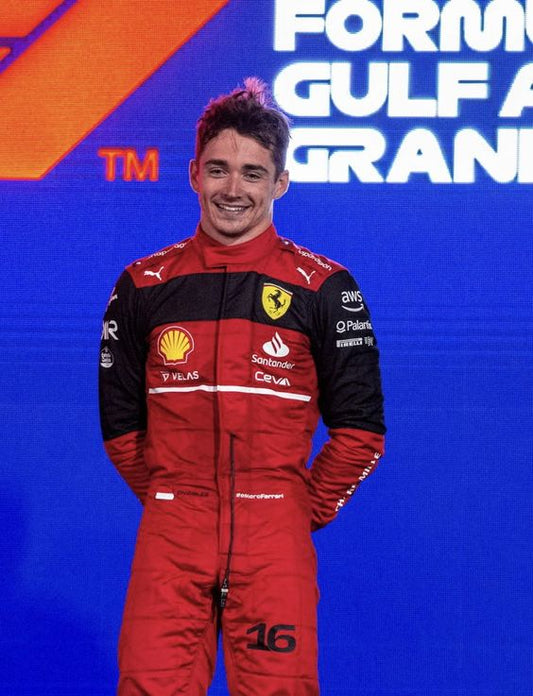F1 Charles Leclerc 2022 Ferrari Printed Race Suit