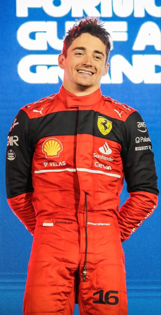 F1 Charles Leclerc 2022 Ferrari Printed Race Suit