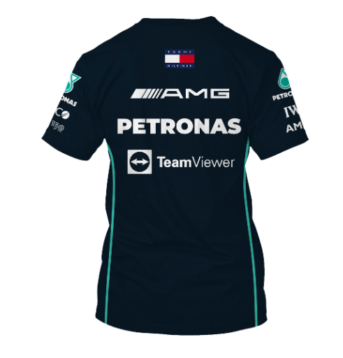 F1 Lewis Hamilton 2022 Replica Printed T-shirt