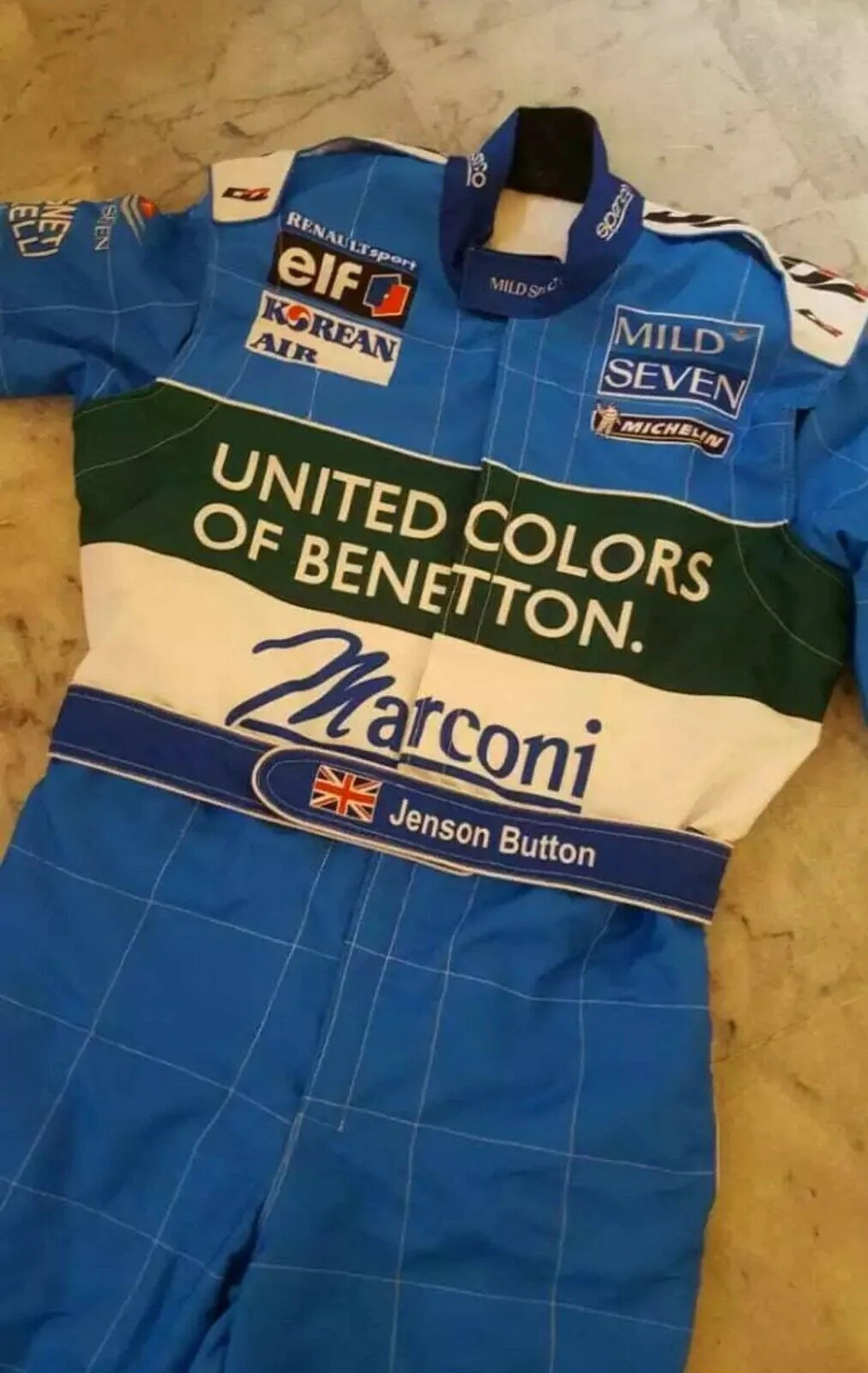 Jason Buttton Sublimation Printed go kart race suit,In All Sizes