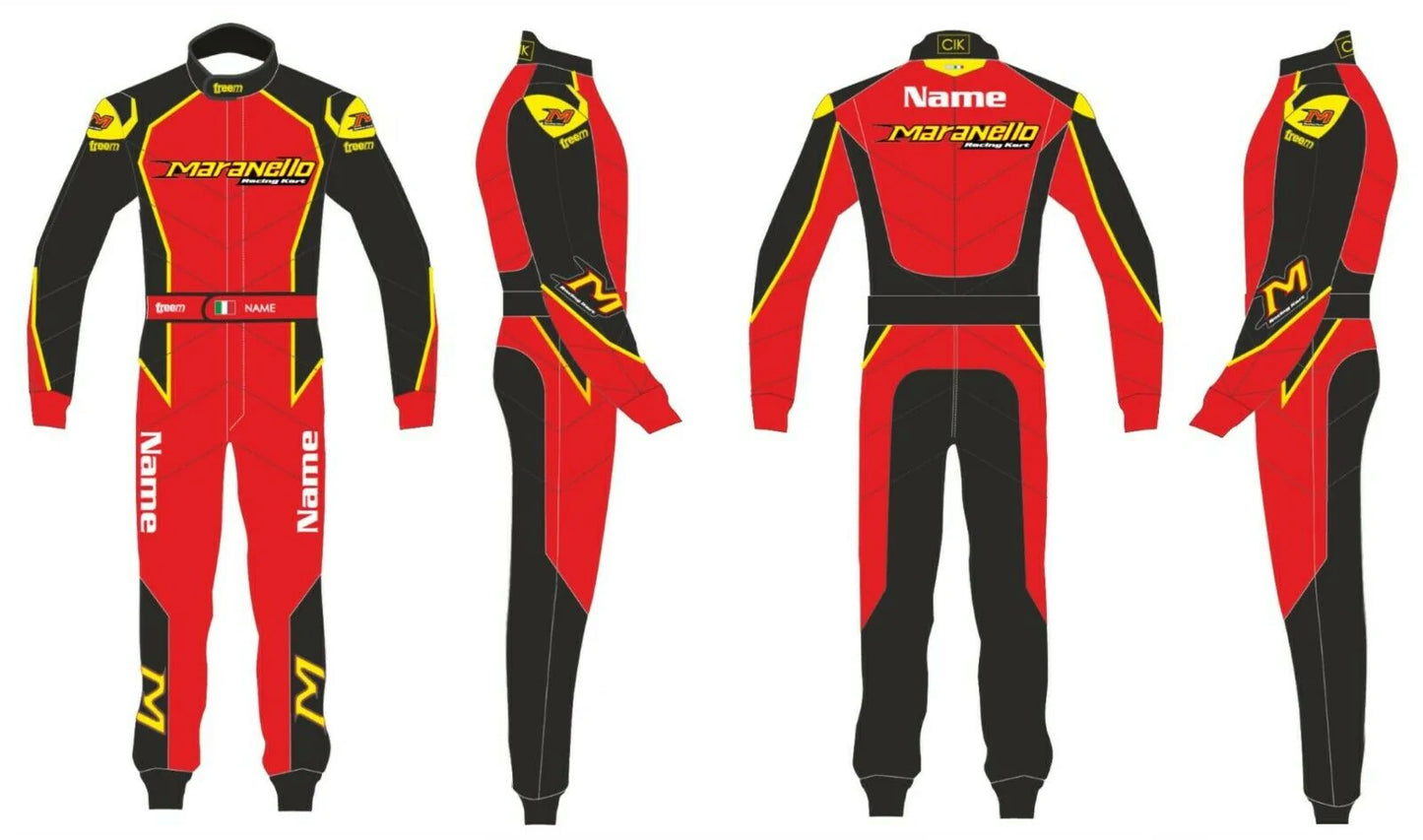Maranello kart printed go kart racing suit,In All Sizes