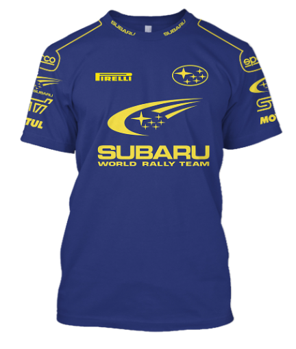 Subaru STI WRC Replica Printed T-shirt